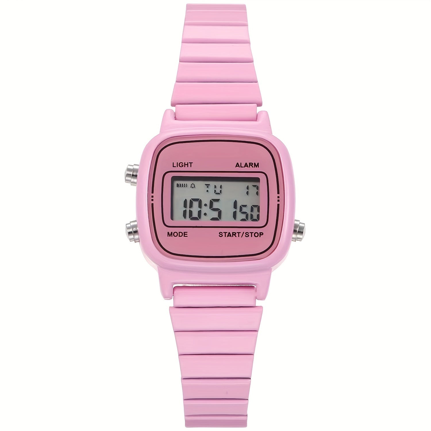 Pink Electronic Children's Watch with Alarm