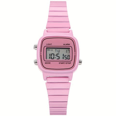 Pink Electronic Children's Watch with Alarm
