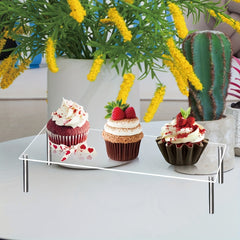 Acrylic Cake Display Stand 3mm Thickness Metal Bracket For Kids