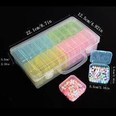 Colorful 20 Grids 6 Colors Jewelry Storage Box