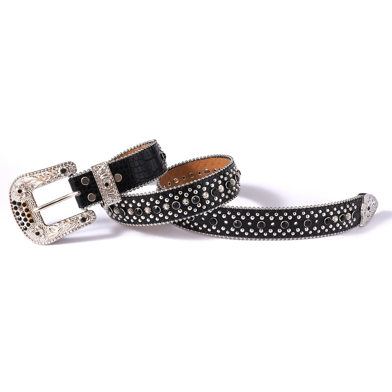 Rhinestone Belt for Western Cowboy Cowgirl