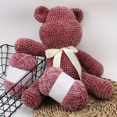 Soft Velvet Chenille Crochet Yarn for Sweater Scarf Doll Amigurumi Blanket