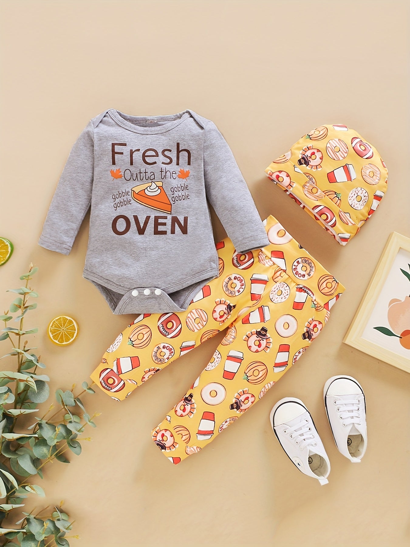 Comfy & Cookie Graphic Outfit 3pcs Set