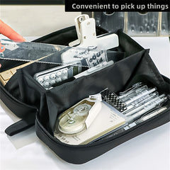 Large Capacity Storage Bag Pencil Case Stationery Box Makeup Bag