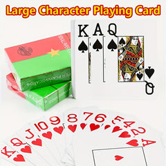2pcs Large Font Playing Cards Large Font Poker Cards