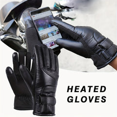 USB Hand Warmer Gloves Waterproof Touch Screen Gloves