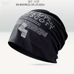 Hip Hop Letter Pullover Hat Beanie