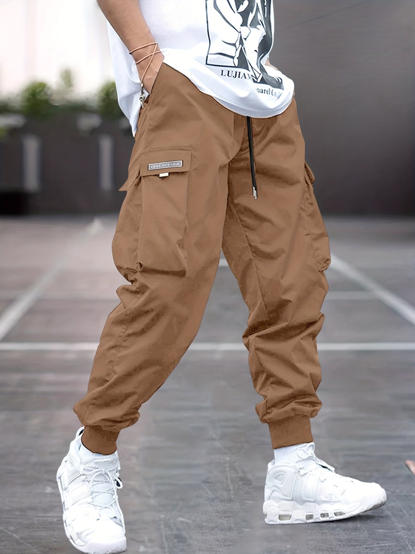 Men's Cargo Pants With Pockets Spring Autumn Outfits