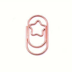 100pcs Mini Pentagram Paper Clip Special shaped Creative Pin Cartoon Paper Clip