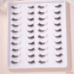20 Pairs Half Eye False Eyelashes Soft Faux Mink Lashes