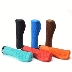 2PCS Bike Handlebar Cover Anti-slip Shockproof Ergonomic Rubber Ball Grip