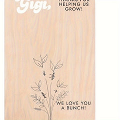 DIY Handprint Sign for Mom & Dad