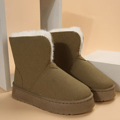Women's Snow Boots Non-slip Thickened Warm Comfortable Thick Bottom