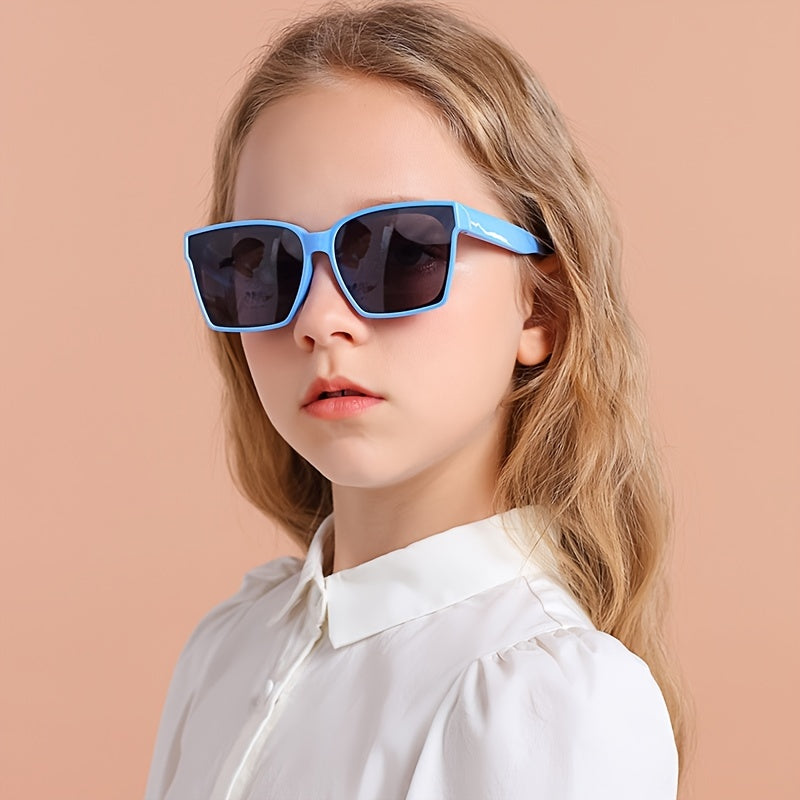 Girls Vintage Polarized Sunglasses for Outdoor Eye Protection