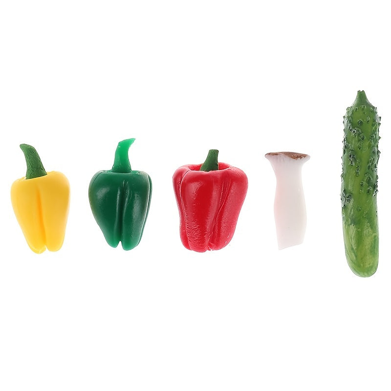 1/12 Dollhouse Vegetables Model Mini Food Play Accessories Toys