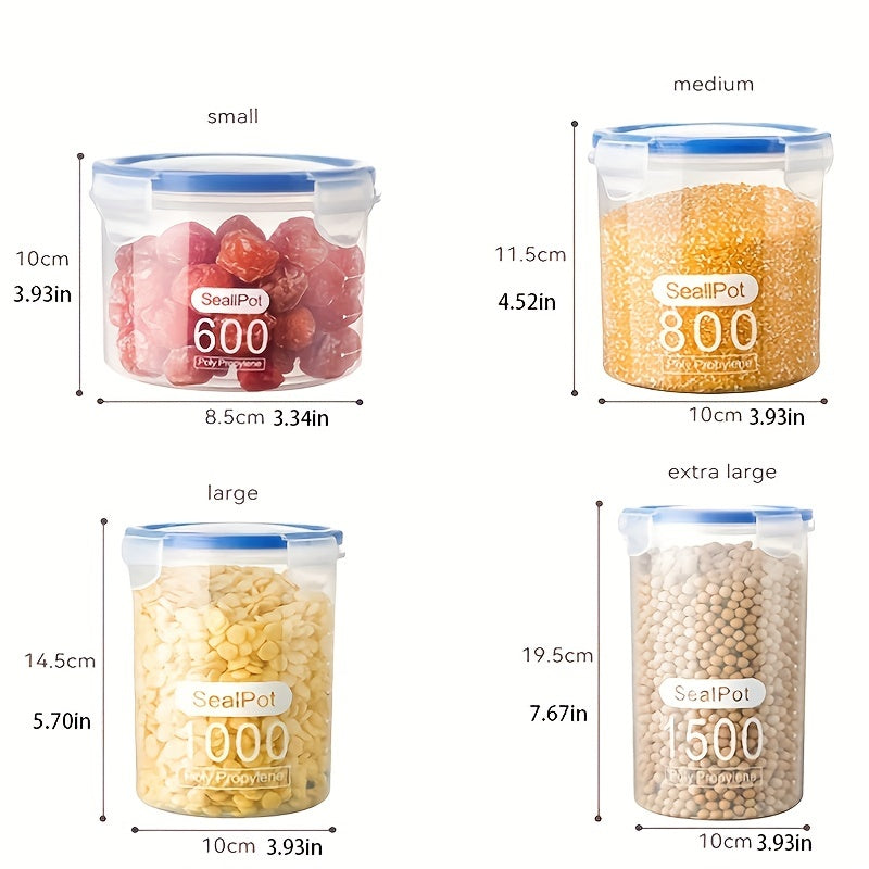 Plastic Grain Storage Box Food Storage Jar Airtight Container