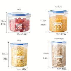 Plastic Grain Storage Box Food Storage Jar Airtight Container