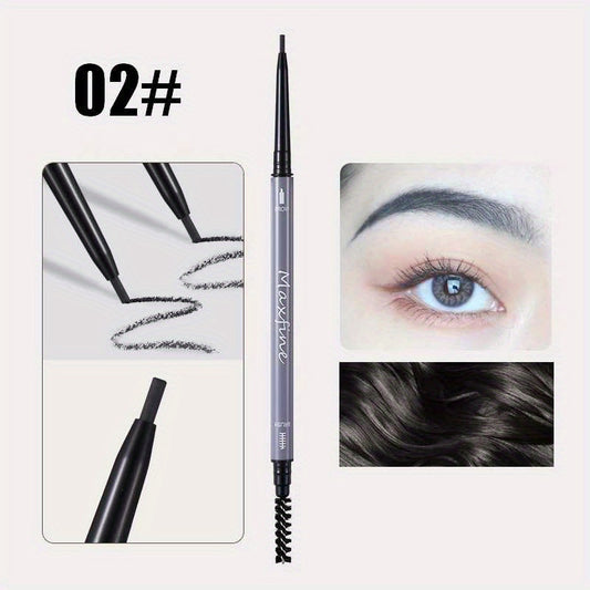 Waterproof Eyebrow Tattoo Pen with Brush Long Lasting Eyebrow Pencil