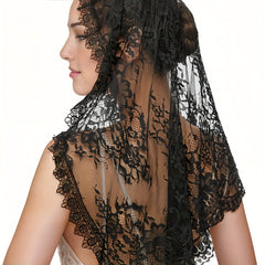 Women's Lace Veil Sheer Tulle Bridal Veil for Weddings