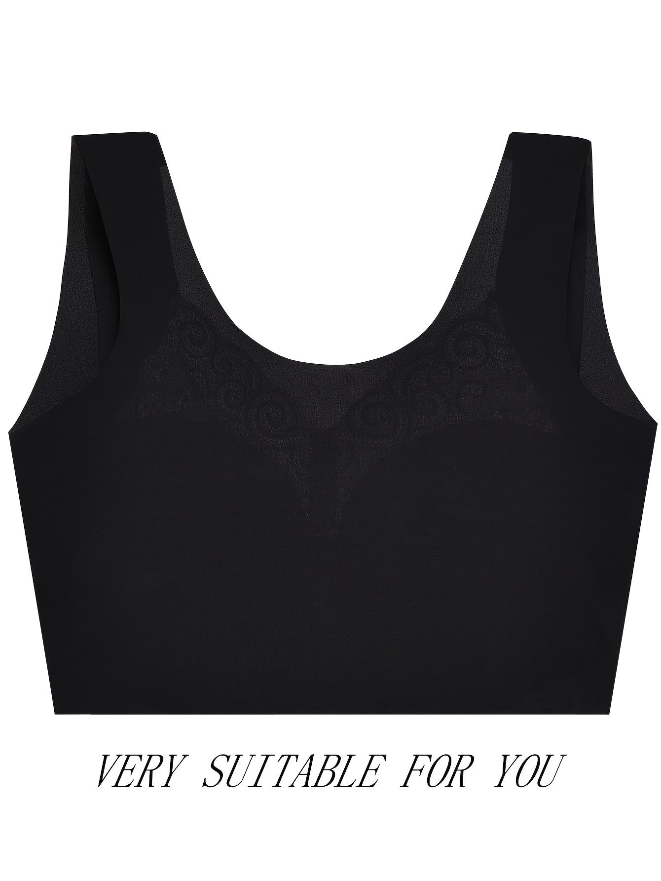 5pcs Lace Wireless Full Coverage Bras Women's Lingerie