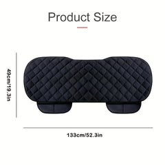 Plush Car Back Seat Cover Rear Protector Mat Auto Chair Cushion