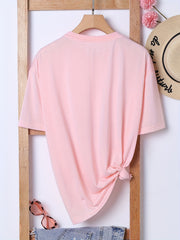 Short Sleeve T-shirt Fitness Yoga Running Top Women's Activewear