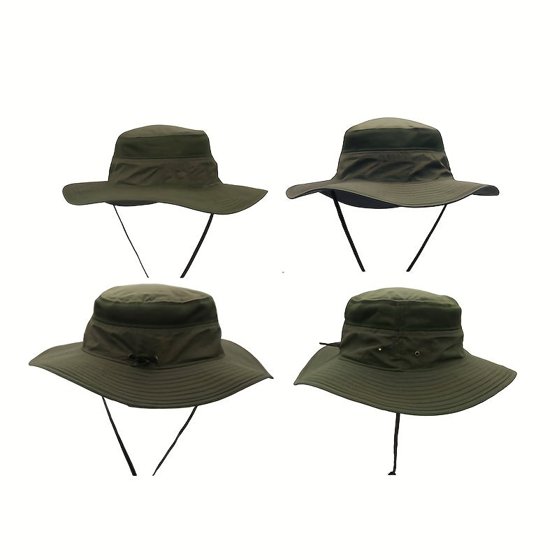 Breathable Wide Brim Cap Lightweight Sunscreen Mesh Hat