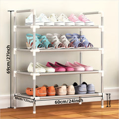 Metal Shoes Rack Standing Shoes Storage Shelf