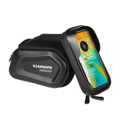 MTB Saddle Bag Double Front Beam Waterproof Touch Screen Handlebar Bag
