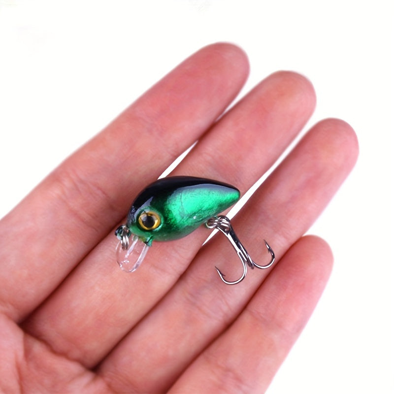 11pcs 11 Colors Plastic Fishing Bait Crankbait Seawater Freshwater Accessories