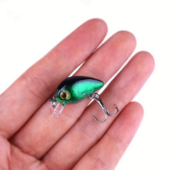 11pcs 11 Colors Plastic Fishing Bait Crankbait Seawater Freshwater Accessories