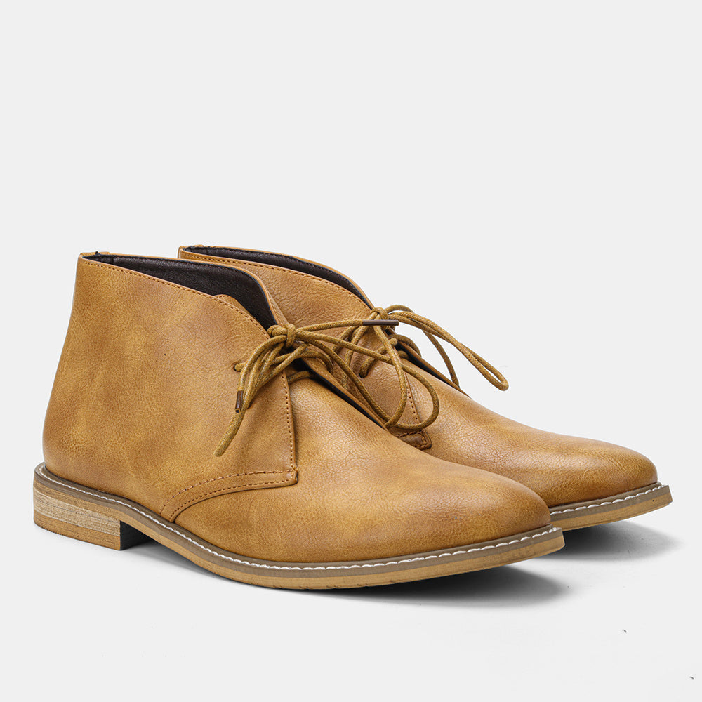 Men's High Top Lace Up Chukka Boots Anti skid Shoes