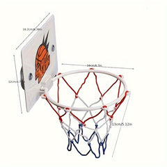 Mini Basketball Stand Set with Ball & Pump for Home & Office Fun