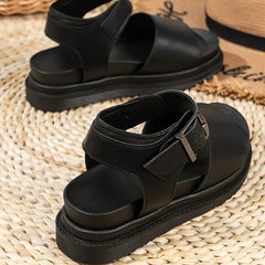Women's Open Toe Beach Sandals Anti Slip Thick Bottom Outdoor Shoes