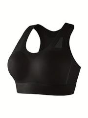 Racerback Sports Bra Comfy & Breathable Tank Bra
