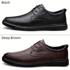 Men's Lace-Up Derby Shoes for Office Business Events