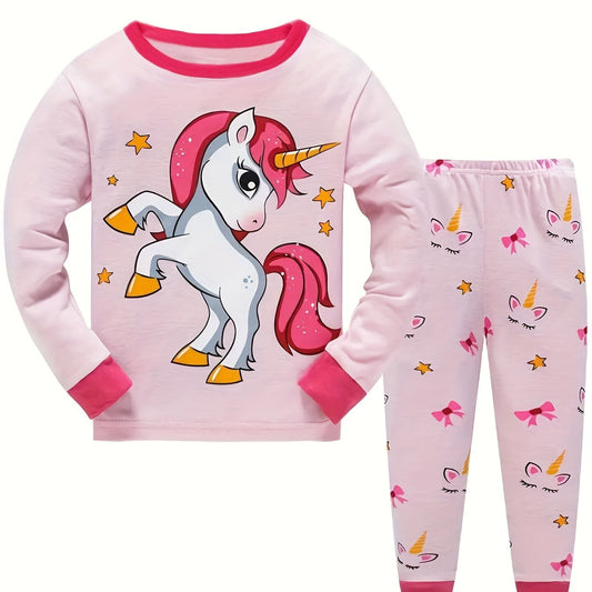 UnicornGirl Pajamas Set for Girls