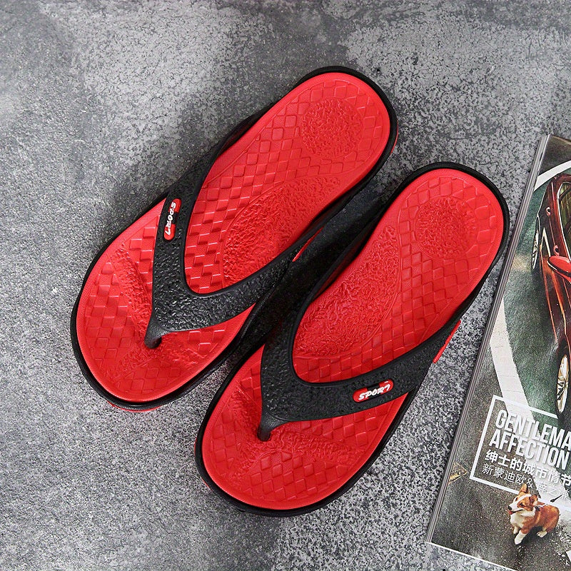 Men's Summer Non slip Flip Flops Casual Beach Slippers