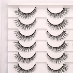 20 Pairs Natural Look Cat Eye Lashes 3D Light Volume Fluffy Eyelash Extension