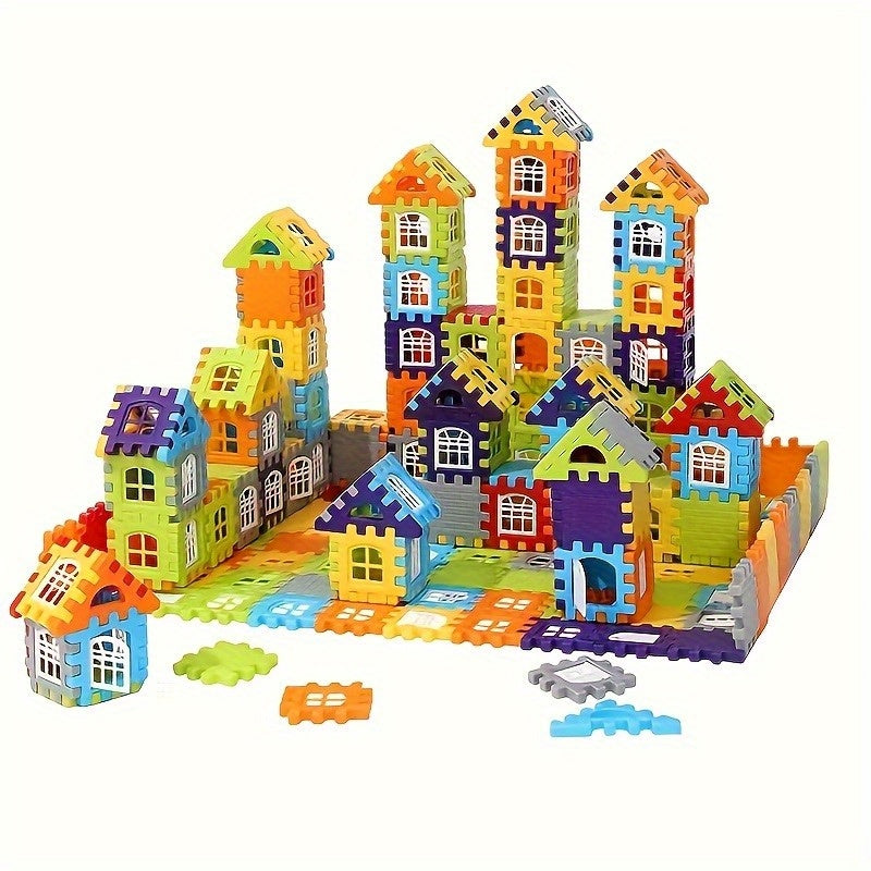 140pc Building Block Set Creative Cube Blocks DIY Construction Toy