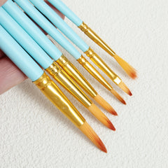 12pcs Painting Brush Nylon Brush Acrylic Paint Professional Painting Brush