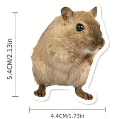 50pcs Farm Zoo Animals Waterproof Vinyl Bulk Stickers For Water Bottles Laptop