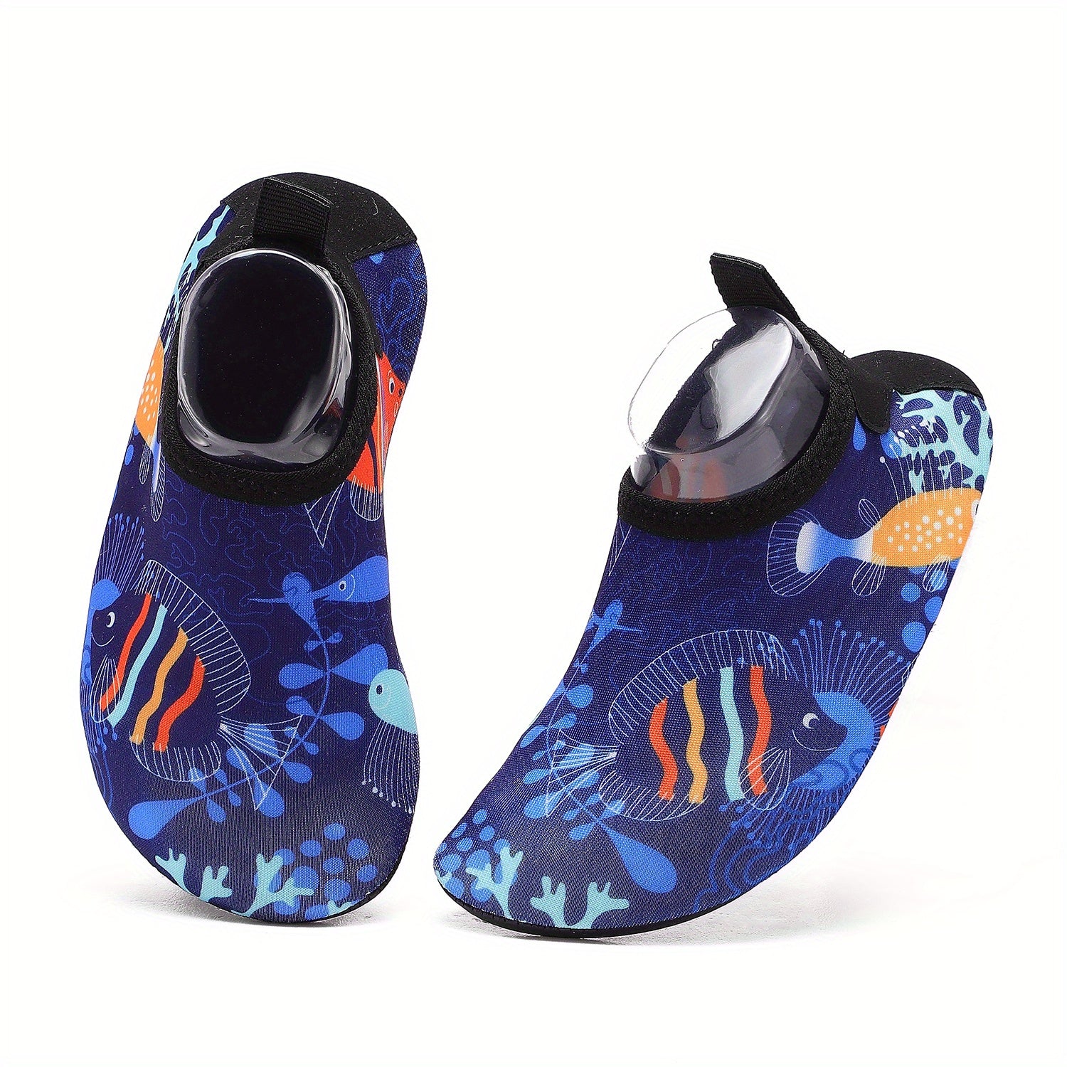 Boy's Cartoon Fish Water Shoes Quick Dry Lightweight Soft Water Socks