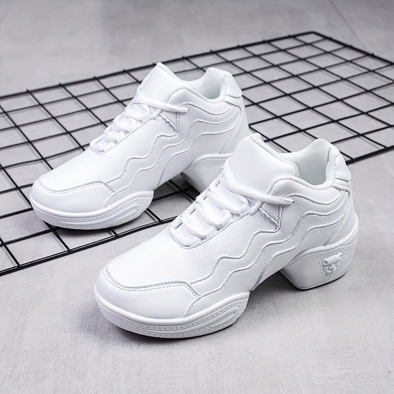 Women's Solid Jazz Dance Shoes With Arch Support