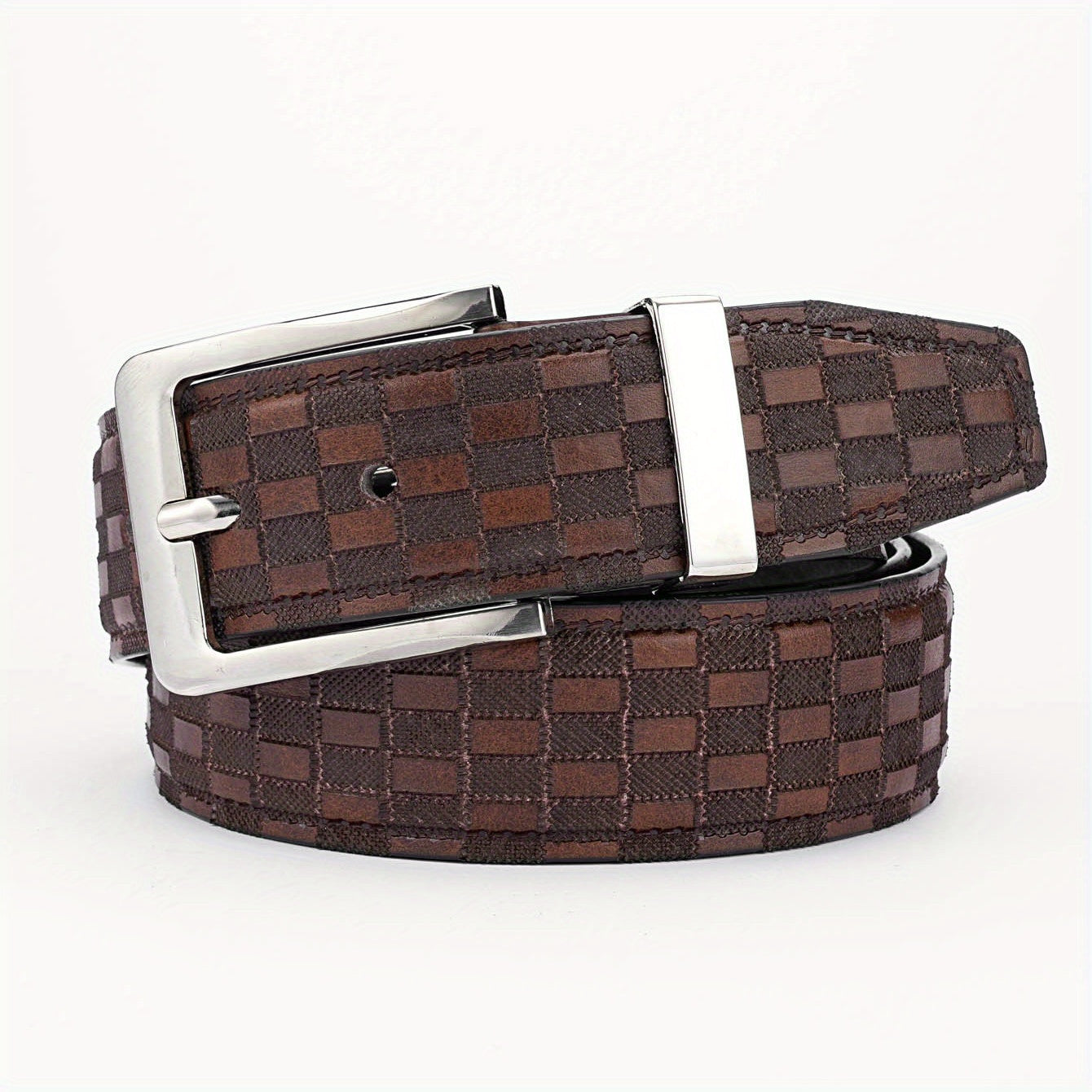 PU Striped Belt Accessories For Men