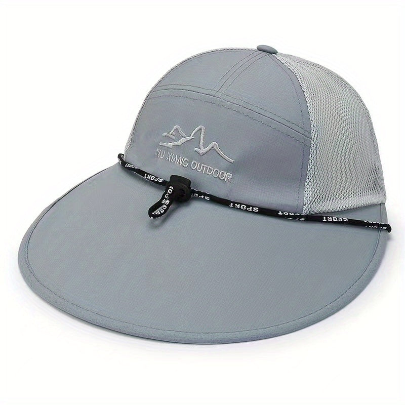 Sun Visor Mens Fishing Hat Cover Face Breathable Fisherman Hat