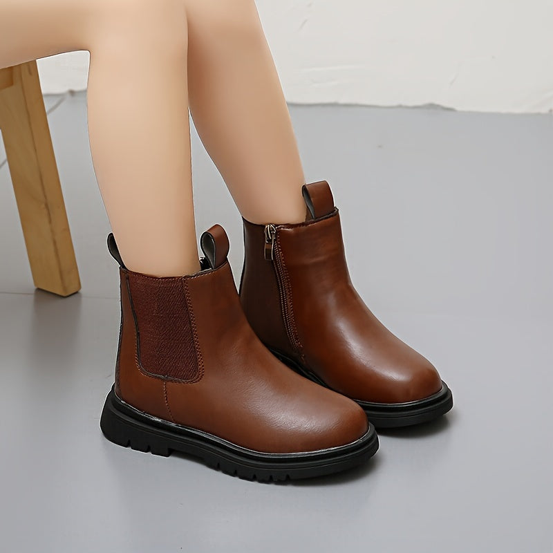 Kids' Water-Resistant Ankle Boots w/ Zipper - Outdoor Activities