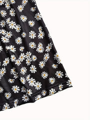 Flower Print Tube Top Sleeveless Casual Summer Top
