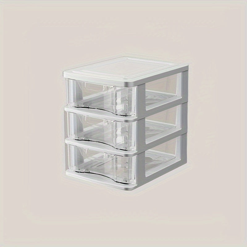 Desktop Transparent Storage Box Small Drawer Type Storage Rack
