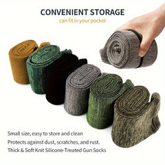 Waterproof Storage Bag Dustproof Knitted Sleeve Organizer Sock Case Carrying Bag